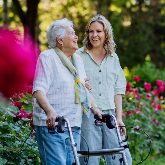 Universal Home Care Agency caregiver providing in-home care in New England