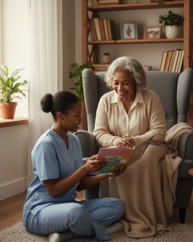 Caregiver on the Universal Home Care team